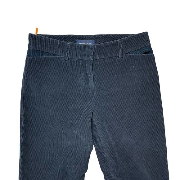 PIAZZA SEMPIONE Uma Corduroy Pants Black Size - Picture 3 of 7